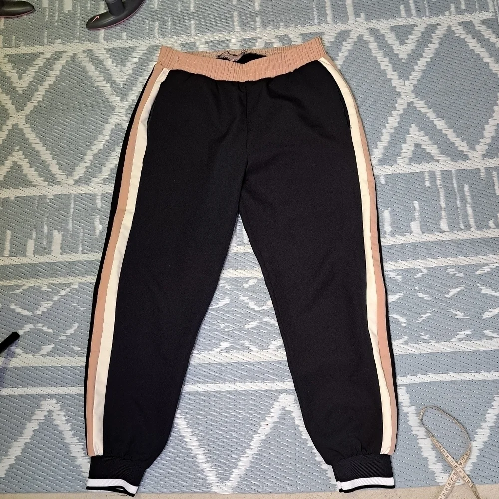 Zara side‎ stripe jogger ankle length - Picture 2 of 7